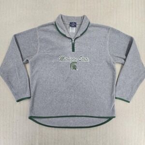 Michigan State Spartans Sweatshirt Womens Medium Gray NCAA Football Joy Athletic